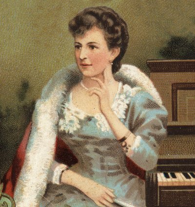 Portrait of Annette Essipoff, Russian Pianist by Unknown artist