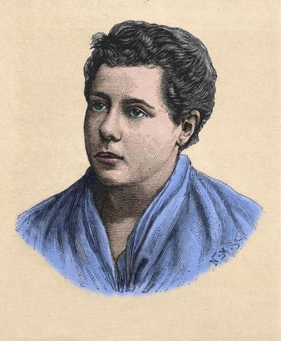 Portrait of Annie Besant (1847-1933), theosophist, British feminist and writer. by Unknown artist
