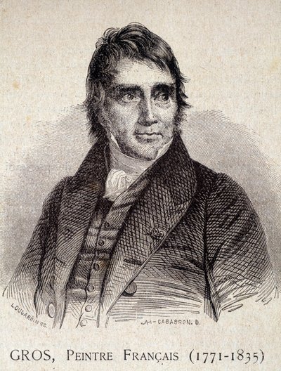 Portrait of Antoine Jean Gros, French painter - in 