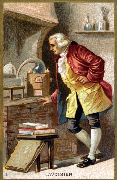 Portrait of Antoine Laurent de Lavoisier, French chemist by Unknown artist