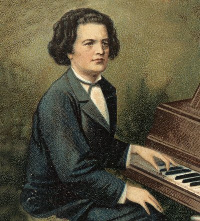 Portrait of Anton Rubinstein, Russian pianist and composer by Unknown artist