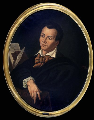 Portrait of Antonin Careme (1783 - 1833) cook - Painting, al. Fondation Escoffier by Unknown artist
