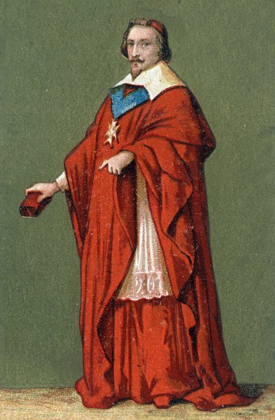 Portrait of Armand Jean Du Plessis, Cardinal de Richelieu by Unknown artist