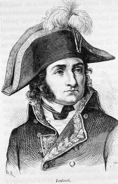Portrait of Barthelemy Catherine Joubert (1769-1799), French general, killed at the Battle of Novi by Unknown artist