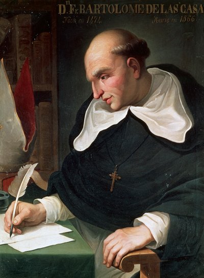Portrait of Bartolome de Las Casas, Spanish Catholic Bishop by Unknown artist