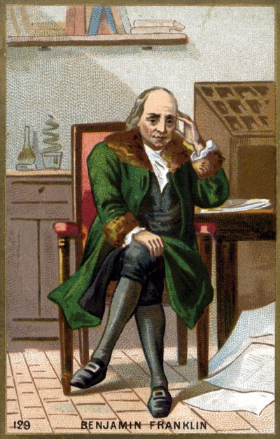 Portrait of Benjamin Franklin by Unknown artist
