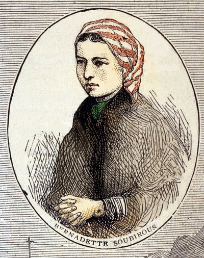 Portrait of Bernadette Soubirous (1844-1879) by Unknown artist