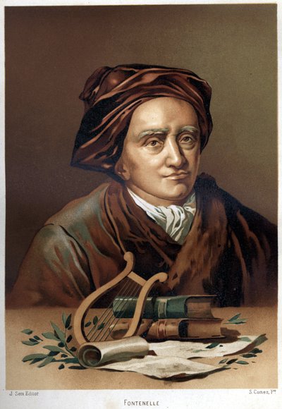 Portrait of Bernard Le Bouyer (Le Bovier) by Fontenelle (1657-1757) by Unknown artist