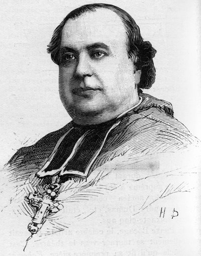 Portrait of Bishop Marechal, Eveque de Laval who died in 1887 by Unknown artist