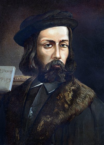 Portrait of Blasco de Garay, Spanish engineer of the 16th century. from 