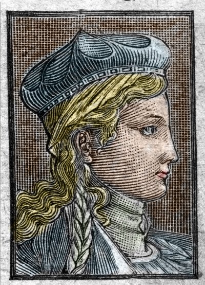 Portrait of Brunehaut or Brunehilde, Wife of Sigebert I by Unknown artist