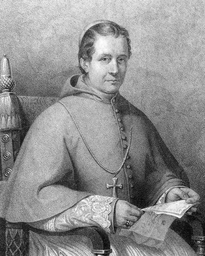 Portrait of Cardinal Giovanni Maria Mastai Ferretti (1792-1878), Pope Pius IX from 1846 to 1878 by Unknown artist