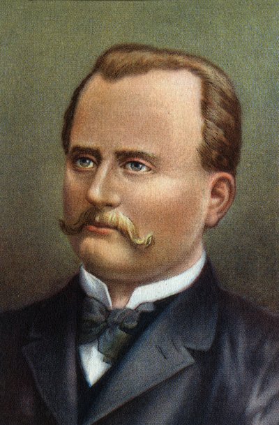 Portrait of Carl Gustaf Patrik de Laval, Swedish Engineer and Inventor by Unknown Artist