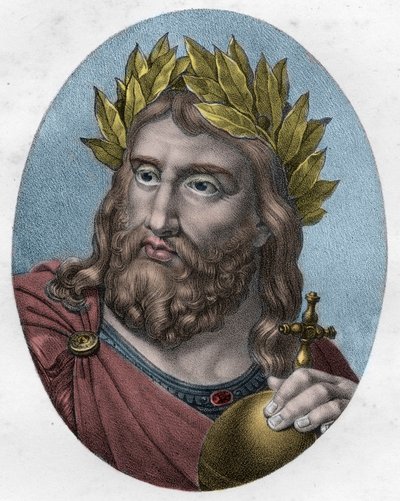 Portrait of Charlemagne, King of the Franks (engraving) by Unknown artist