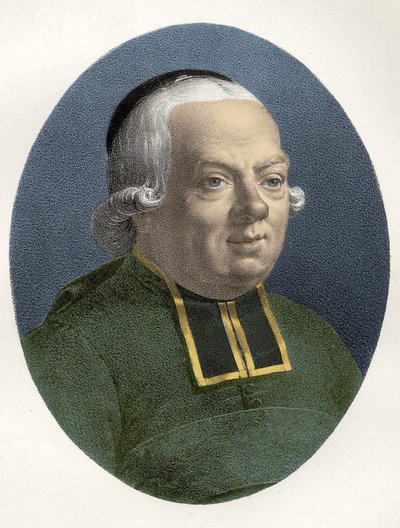 Portrait of Charles, Abbe of the Epee, French pedagogue by Unknown artist
