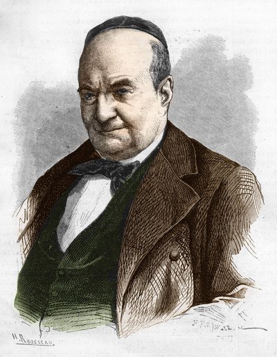 Portrait of Charles Augustin Sainte Beuve (1804 - 1869) (Sainte-Beuve), writer, journalist and literary critic. by Unknown artist