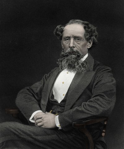 Portrait of Charles Dickens, English writer by Unknown artist
