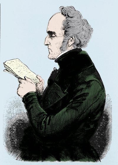 Portrait of Charles Fourier, French socialist theorist by Unknown artist