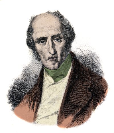 Portrait of Charles Fourier (1772 - 1837), French socialist theorist by Unknown artist