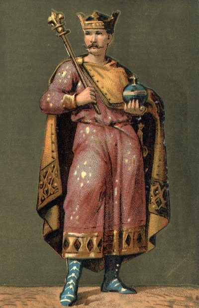 Portrait of Charles II the Bald, King of France by Unknown artist