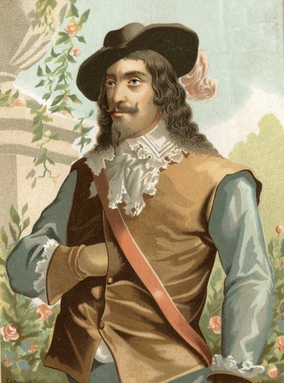 Portrait of Charles I Stuart (1600-1649), King of England, Scotland, Ireland from 