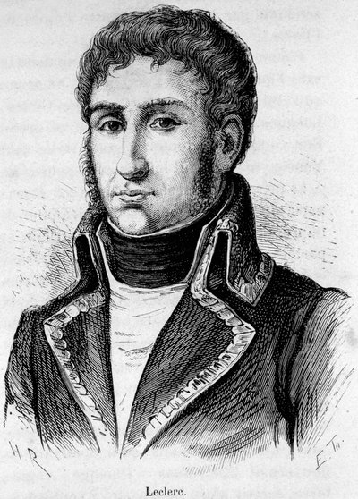 Portrait of Charles Victor Emmanuel Leclerc (1772-1802), French General, He Joined Bonaparte at the Siege of Toulon in 1793 and Married Marie-Paulette Called Pauline Bonaparte in 1797 by Unknown artist