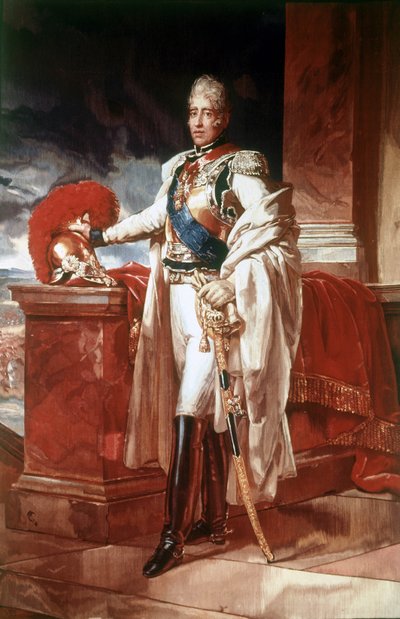 Portrait of Charles X, King of France from 1824 to 1830. Painting. Museum of Capodimonte, Naples by Unknown artist