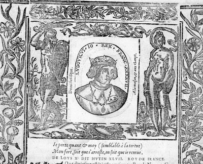 Portrait of Charles X Le Hutin, King of France from 1314 to 1316 by Unknown artist