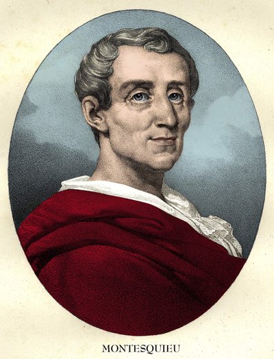 Portrait of Charles de Secondat, Baron De La Brède and Montesquieu (1689-1755) by Unknown artist