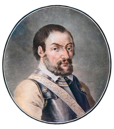 Portrait of Chevalier de Bayard (Pierre Terrail, seigneur of Bayard) (1475-1524), French soldier by Unknown artist