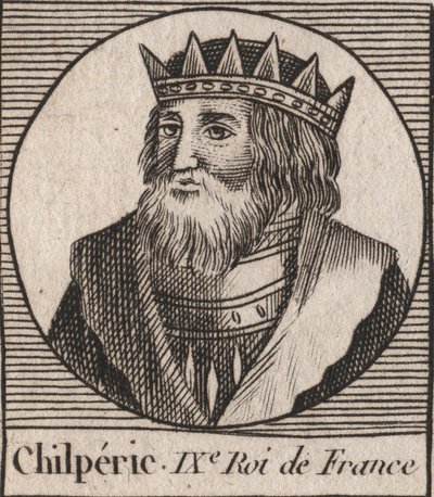 Portrait of Chilperic I, King of Neustria by Unknown artist