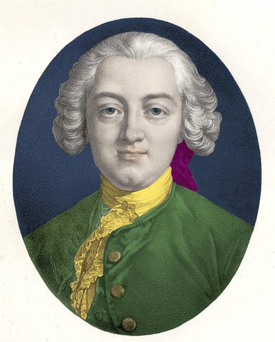 Portrait of Claude Adrien Helvétius (1715-1771) French philosopher by Unknown artist