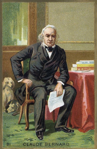 Portrait of Claude Bernard (1813-1878), French physiologist by Unknown artist