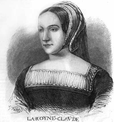 Portrait of Claude de France, wife of King Francois I (1499-1524) by Unknown artist