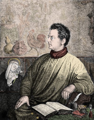 Portrait of Clemens Brentano, German writer and poet by Unknown artist