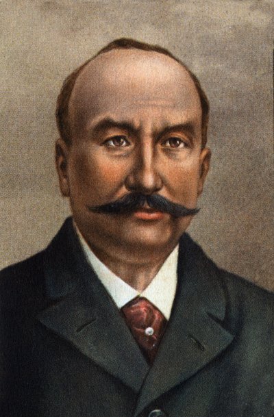 Portrait of Clement Ader, French Engineer, Pioneer of Aviation by Unknown Artist