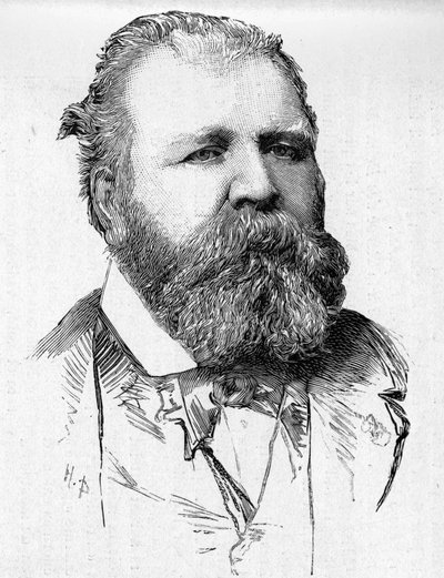 Portrait of Conductor Jules Pasdeloup (1819-1887) by Unknown artist