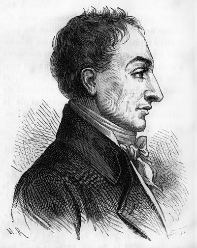 Portrait of Constantin François de Chasseboeuf Comte de Volney - in “Histoire de France” by Henri Martin by Unknown artist