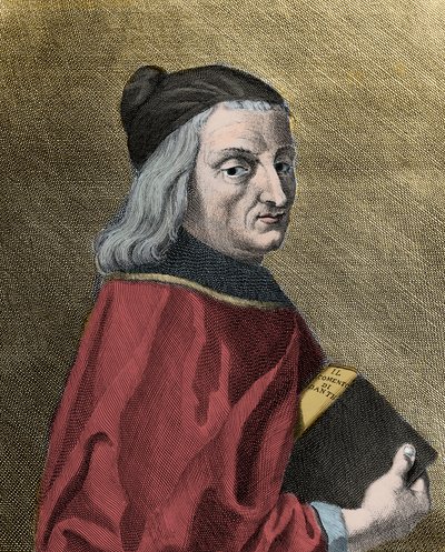 Portrait of Cristoforo Landino, Italian humanist by Unknown artist