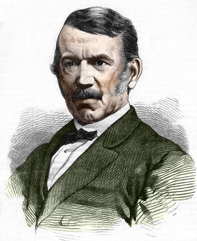 Portrait of David Livingstone (1813 - 1873) by Unknown artist
