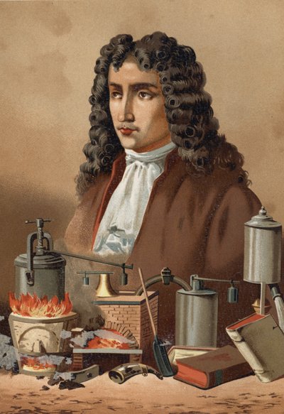 Portrait of Denis Papin (1647 - 1714) from 