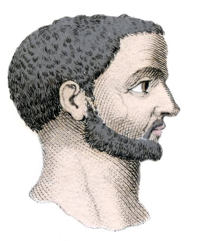 Portrait of Diocletian, Roman Emperor (engraving) by Unknown artist