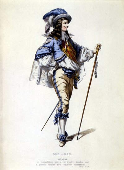 Portrait of Don Juan in foot, 19th century by Unknown artist