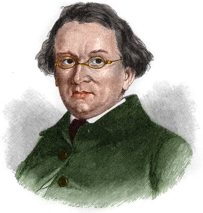 Portrait of Eduard Morike, German romantic writer by Unknown artist