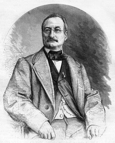 Portrait of Elie Berthet, French writer of the 19th century. by Unknown artist