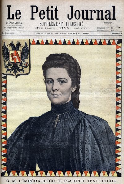 Portrait of Elisabeth of Austria (Sissi) - in 