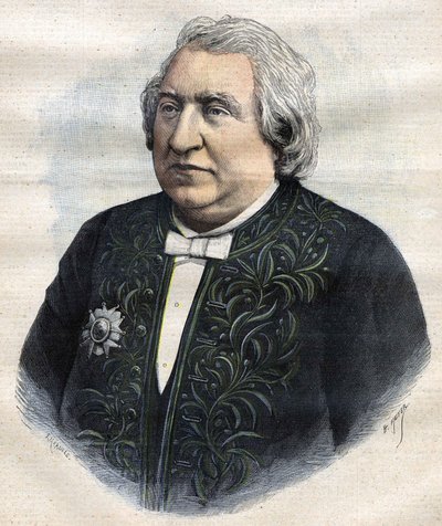 Portrait of Ernest Renan in Academician