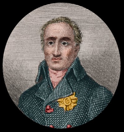 Portrait of Etienne de La Ville, Count De Lacepede (1756-1825), French naturalist. Anonymous engraving from 1876. by Unknown artist