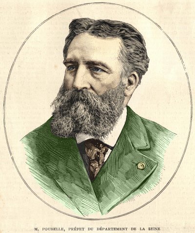 Portrait of Eugene Rene Poubelle (1831 - 1907), French civil servant and prefect of the Seine. Bianchetti collection by Unknown artist