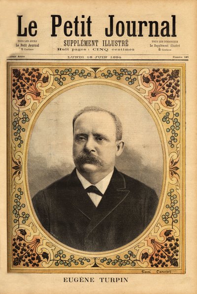 Portrait of Eugene Turpin, chemist specializing in explosives by Unknown artist